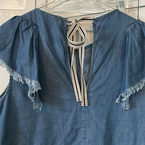 Semicouture 01 denim dress - size L - Picture 8 of 10
